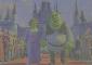 Thumbnail of Shrek 2 the Movie - Foil Parallel Base Card 35