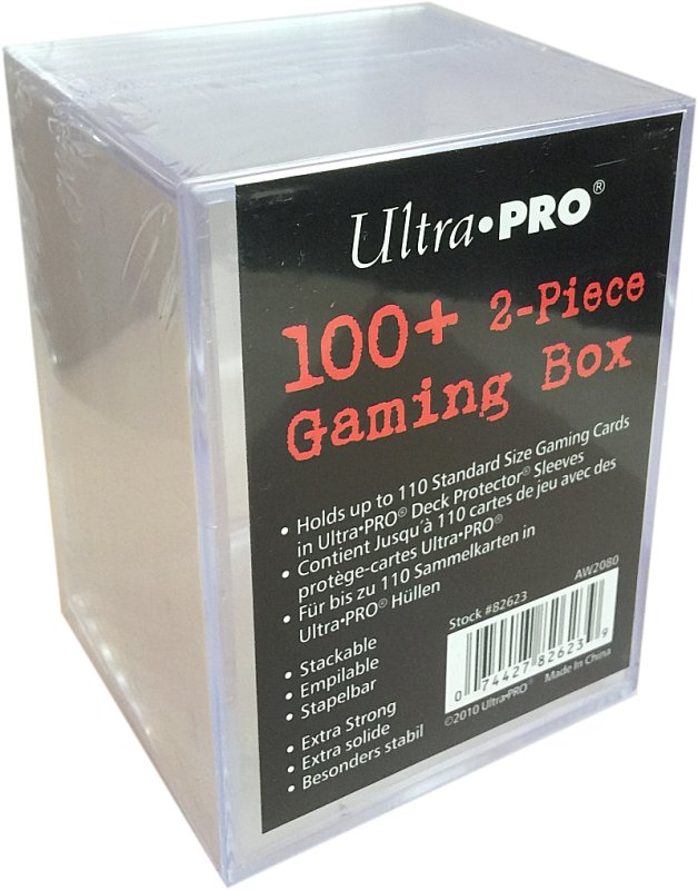 Ultra Pro 100 Count Two-Piece Clear Trading Card Storage Box