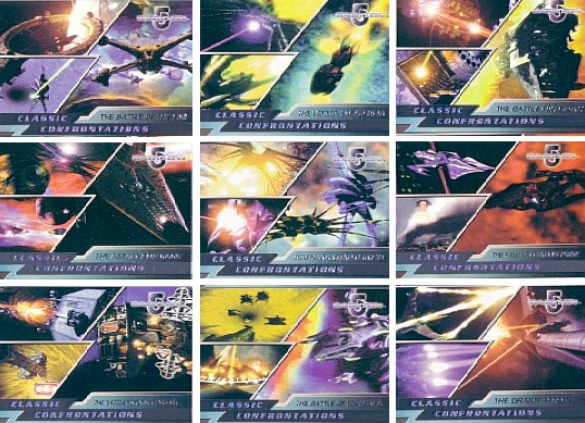 The Complete Babylon 5-9 Card "Classic Confrontations" Chase Set CC1-CC9 