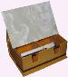 Thumbnail of Card Way - 160 Ct Gold Card Storage Box with White Board