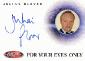 Thumbnail of James Bond 40th Ann - Autograph Card A12